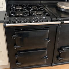 AGA Freestanding Module Black Gas Hob & Two Electric Ovens