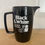 Vintage Wade Black and White whiskey whisky jug. Image 2