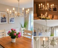 white pendant light