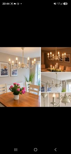 white pendant light
