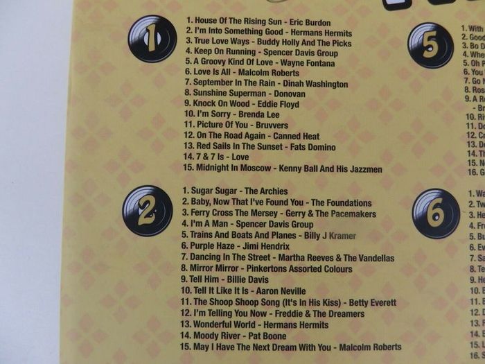The Fab 60's. 12 CD Collector's Edition. Free Postage!