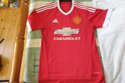 Manchester United Football Club Home Jersey 2015 to 2016 Small Adult adidas