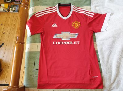 Manchester United Football Club Home Jersey 2015 to 2016 Small Adult adidas