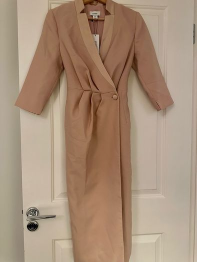 Coast Premium Wrap Dress (Blush Pink, New with Tags)