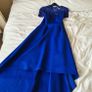 Blue wedding guest dress Image 6