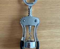 Corkscrew wine bottle opener, beer opener
