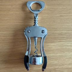 Corkscrew wine bottle opener, beer opener