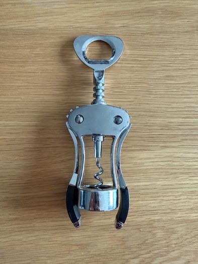 Corkscrew wine bottle opener, beer opener