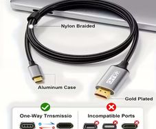 (10 ft Long) USB-C to HDTV Cable Compatible for MacBook, Galaxy S9-S25, iPhone 15/16/17, iPad Pro, iMac, Surface - 4K Ultra HD High-Speed USB 3.1 Type-C to HDTV Cord with Thunderbolt 5/4/3 (for Smartphones, Tablets, Monitors, Projectors)