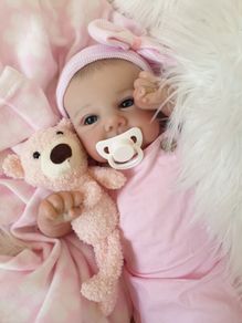 Reborns By Laura.  Pink Baby Emily.  Lifelike, Weighted, Heavy Reborn Doll.  Welcome To View
