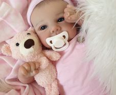 Reborns By Laura.  Pink Baby Emily.  Lifelike, Weighted, Heavy Reborn Doll.  Welcome To View