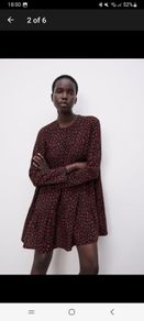 New Zara Smock Dress Medium with tags