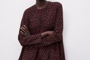 New Zara Smock Dress Medium with tags