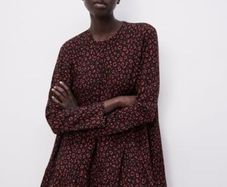 New Zara Smock Dress Medium with tags