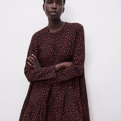 New Zara Smock Dress Medium with tags