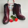 Dr Martens Persephone cherry red chunky heel platform boots UK8 EU42 US10 Image 9