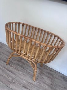 Baby Cot Rattan Moses Bed