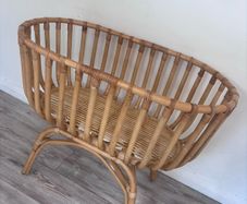 Baby Cot Rattan Moses Bed