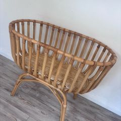 Baby Cot Rattan Moses Bed