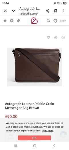 Autograph Leather Crossover Bag