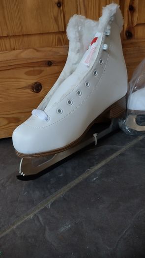White ice skates