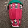 Small Christmas Bamboo Reusable Travel Cup Image 3