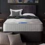 New Kingsize Grey Bed & Memoryfoam Otherpedic Mattress Image 2