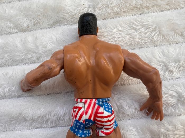 2000 WWF Jakks Pacific Titantron Live Ringside Chaos Series 1 Kurt Angle Used Dirty Damaged approx. 17 cm. Please see photos