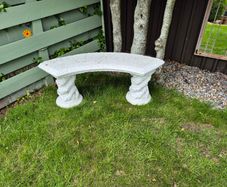 Stone seat bench
