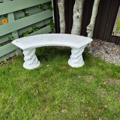 Stone seat bench