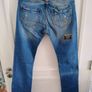 Criminal Lolita distressed denim cotton jeans 30 inch waist and 31 inch leg made in Italy new with tags see last two photos for exact measurements FREE STANDARD POSTAGE INCLUDED Image 5