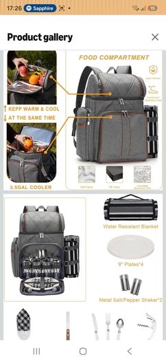 picnic backpack