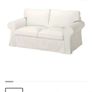 Ektorp Sofa Cover for 2-seater sofa, white Image 3