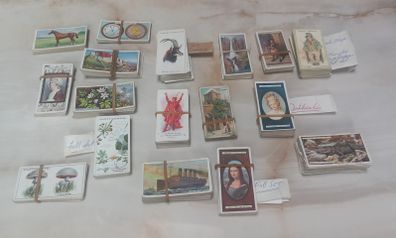 Large collection of cig cards, D18, post 7e