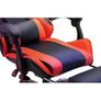 Gaming Chair Ergonomic Computer Chair Office Chair Desk Swivel Chair Adjustable Reclining Footrest Cushion Red New! Image 3