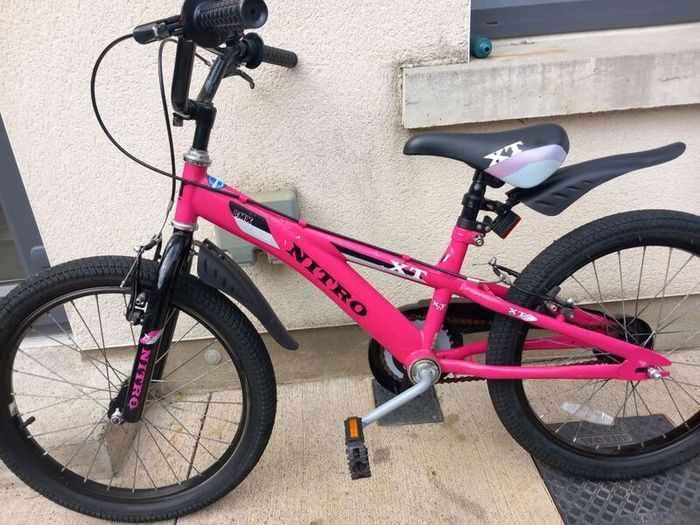 Kids Nitro bike size 20 inch wheels.