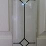 Antique Stunning Leaded Stained Glass Window Art 31" x 4,5" Image 3