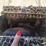 Black & beige Coast bag with chain strap Image 3