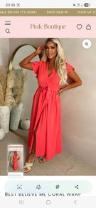 new pink boutique dress