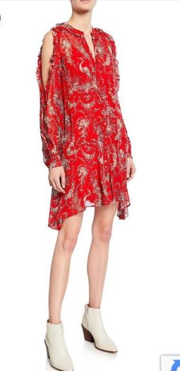 The Kooples - Red Silk Dress