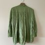 River Island pussy bow green top plus size Image 4