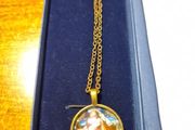 Vintage Necklace Jesus Praying in the Garden of Gethsemane.