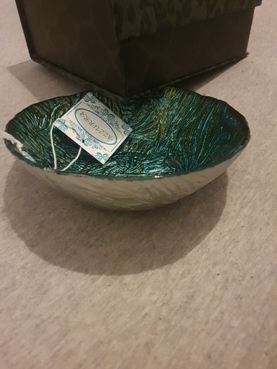 Bowl/Handcrafted Azzurra Glass .. FINAL Price Drop