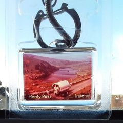 Ireland : Vintage Photo Negative Vintage Keyring , Showing Healy Pass
