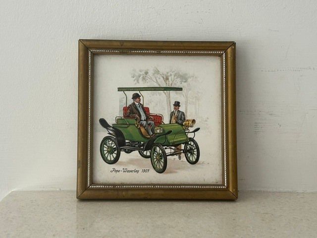Vintage Framed Tiles by H&R Johnson Ltd 1970s