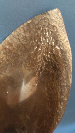 A Fabulous Pair of Rare Antique/Vintage Brass Arts & Crafts Style "Calla Lily" or "Trumpet" Vases with Hand-Beaten Repousse Finish  - Priced as a Pair, But Can be Sold Separately