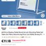 Set of 4 a6 acrylic display standing table set menu advertising Image 5