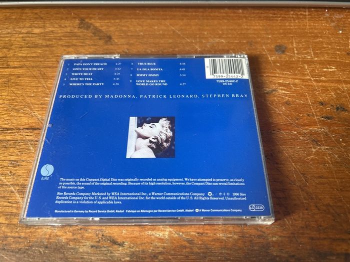 Madonna - True Blue
