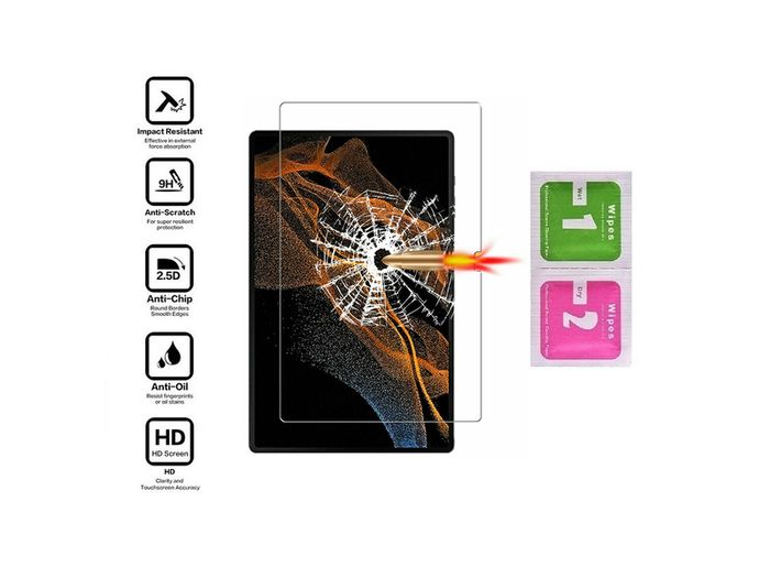 For Samsung Galaxy Tab S8 Ultra Tempered Glass Screen Protector Saver X900 X906 New - FHT36SMTG