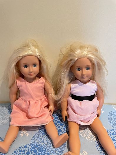 Our Generation Dolls and Highchair